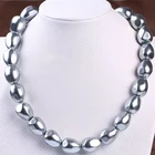 fashion shell jewellery 6*21mm silvery irregular sea shell loose mabe pearls for jewelry