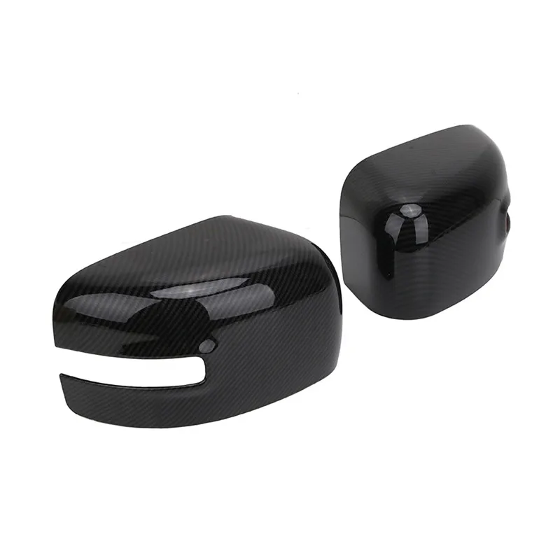 WISENGEAR Side Car Rearview Side Mirror Cover For Jeep Renegade 2015 2016 2017 Accessories Auto Rear View Mirror Overlays Carbon Black (7)