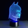 Cool Christmas Gifts vs Superman 3D Acrylic LED Night Light Touch Switch Desk Table Lamp G319