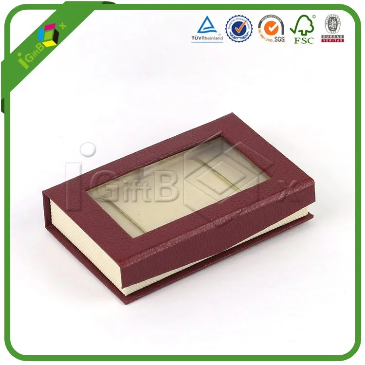 book shape magnetic closure packaging gift box jewelry with
