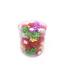 1-inch star flower Packaging ribbon star bow in PVC box produced by Christmas decoration manufacturer