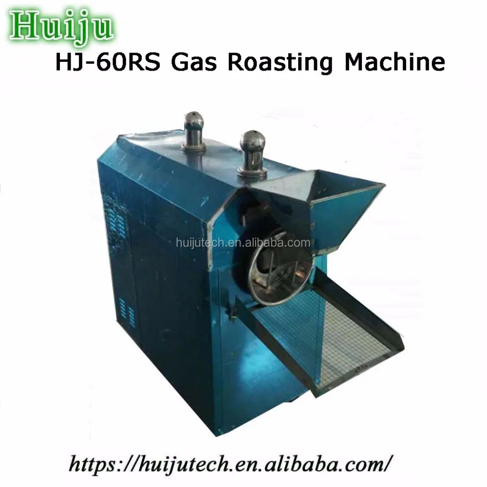 15-25kg/batch capacity gas roasting machine hj-60rs peanut