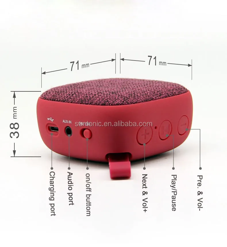 Bluetooth Speaker with handfree for IPHONE 7,6S,6,5S, SAMSUANG, IPOD, Tablet pc and All Smart Phones - ANKUX.COM