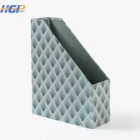 High quality cardboard customized printing desk collection magazine file storage paper box