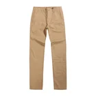 2019 slim fit pocket Loose latest style causal khaki pants trouser for men