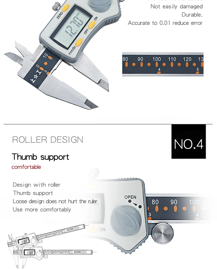 Shanggong Electronic Digital vernier caliper 0-150mm 0-300mm Carbon steel manufacturing vernier calipers0-200mm