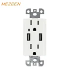 hot sale 15 amp usb electric socket Receptacle 4.2A usb outlet