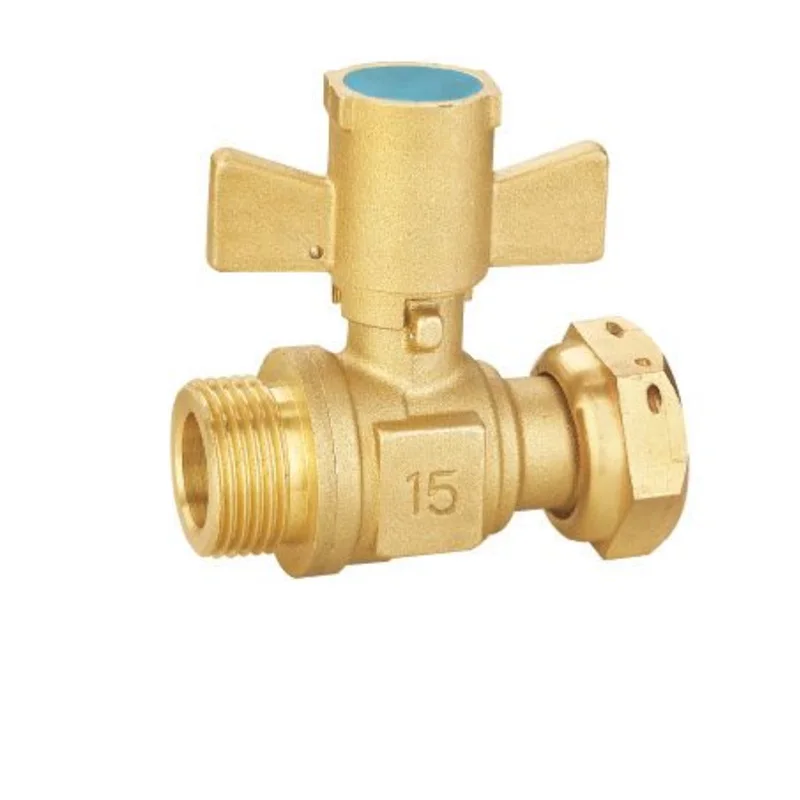 All brass copper high quality water oil gas brass ball valve with Sphenoid handle