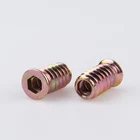 Carbon Steel Hex socket flat head internal and external thread insert nuts