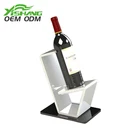 Good Supplier liquor acrylic shelf wine display racks for restaurants
