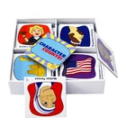 2016 english learning card hardcover board books printing
