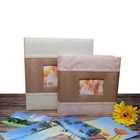 Custom PU Book Bound Wedding Photo Album for 10x15cm 200 photos