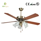 Air cool Industrial Decorative Fancy Electric Chandelier Pull Chain Ceiling fan