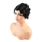 Best Price 7a Grade Virgin Brazilian Human Hair Wigs Short Female Pixie Cut Human Hair Wig