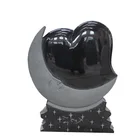 Cemetery Used China Black Granite Monuments For Hot Selling