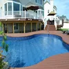 Wood Plastic Composite Solid WPC Decking 25*150mm