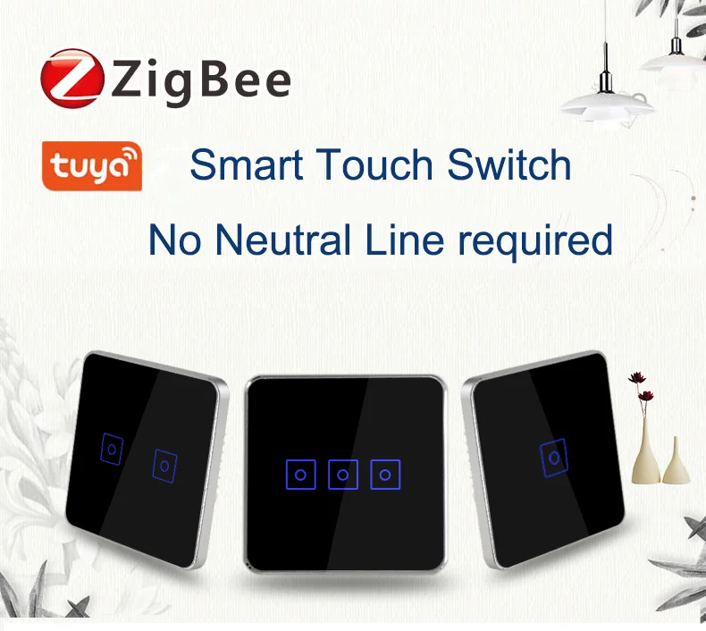 ZigBee Smart Lighting Control Switch With NO Neutral , In-Wall, On/Off - ANKUX.COM