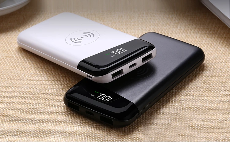 Beautiful Wireless Charging Charger Lithium Battery Cell Power Bank Pink - ANKUX.COM