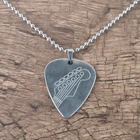 Wholesale Custom Engrave Music Jewelry Blank Tag Titanium Pendant Charm