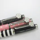 film flower short metal pen promotional metal pen set for AVON or metal pen as gift P10254