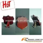 Wall Decorative Wooden Awards Shield Plaque for Medallions