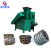 Mechanical coal and charcoal pillow square ball olive shape briquette machine