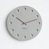 China Circular Wood Digital Watch Shaped Wall Clock Modern Brief Waterproof Home Decor Clocks
