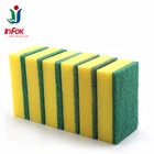 Heavy duty abrasive magic sponge scouring pad for kitchen cleaning