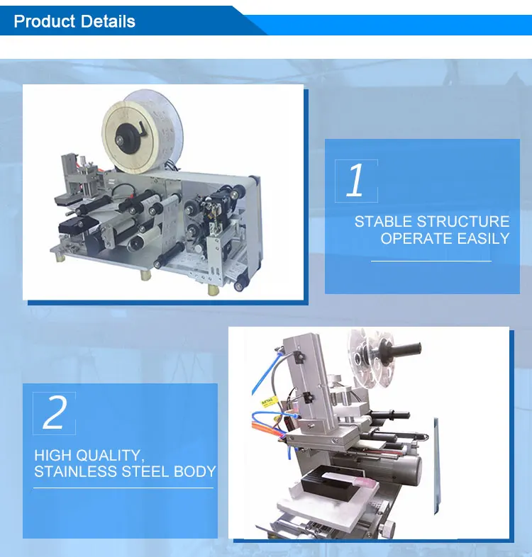 semi auto flat labeling machine 3