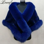 Women Winter Fashion Artificial Fox Fur Capes,Artificial Fox Fur Ponchos,Artificial Fox Fur Shawls