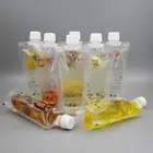 100ml/200ml/500ml packaging aluminum foil plastic spout pouch/ doypack for juice milk water tea