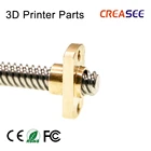 Creasee 3D Printer Parts 2018 DIY Stainless Steel Trapezoidal Lead Screw Rod for Stepper Motor Factory Price