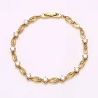 72590 Xuping Costume style women accessories jewelry yellow gold bracelet designs