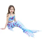 Set of 3 Mermaid Slimming Suit Girls Bikini Swimwear