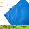 low price pe tarpaulin blue/silver roll , width 2m and 4m not weld