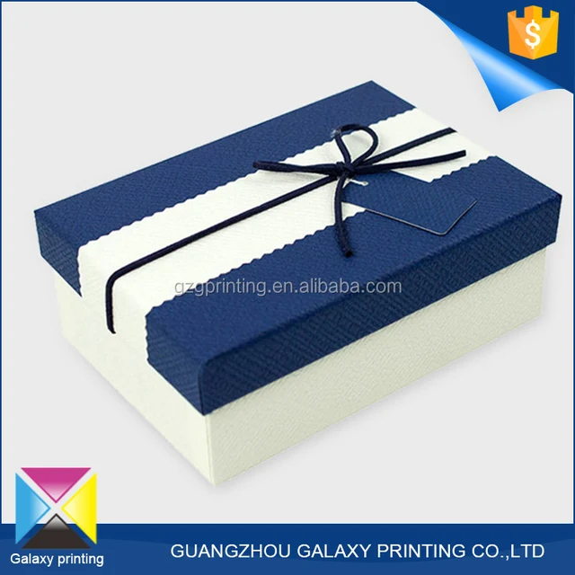 promotion wholesale custom gift box design necktie paper