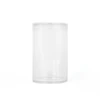 500ml transparent plastic pvc storage jar
