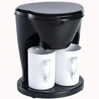 Best selling Double cup stainless steel cup ceramic cup reusable instant coffee maker dripping