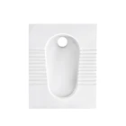 Huida cheap price modern s-trap standard toilet size water closet ceramic squatting pan