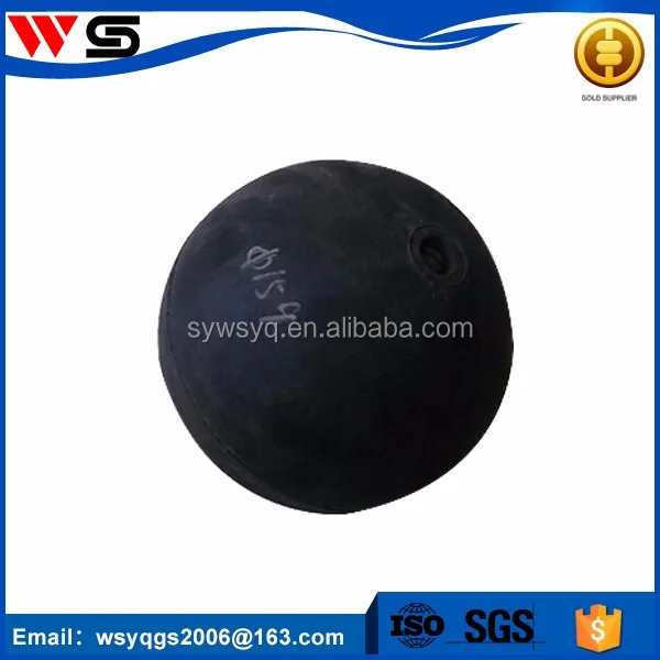 pipeline equipment cleaning rubber pigging ball