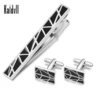 Fashion Design Male Shirts Cuff links Accessories Copper Buttons Cufflink and Tie Clips