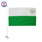 Wholesale Polyester Screen Printing Polyester Print India Country Mini Car Window Flag