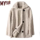 Custom Color Ladies Lamb Sheep Fur Coat Faux Sheep Fur Winter Coat