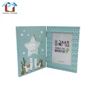 Cute custom logo foldable wall hanging home decorative mdf picture photo frame wood painting frame