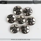 decorative rivets, printed star shape, for garment/clothes/shoes