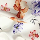 Custom Digital Printing Design 95% Silk 5% Spandex Clothes Fabric