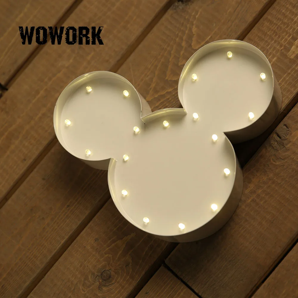 Battery Led Mickey Mouse Marquee Table Light For Home Decoration Buy Battery Led Mickey Mouse Marquee Table Light For Home Decoration Product On