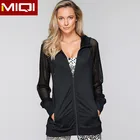 High Quality Newest design Custom Make Fitness Clothes Women Sexy Hoodies Sports Yoga Running Gym Mesh Zipper Jacket