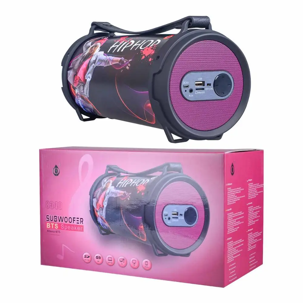 Hip hop style wireless portable speaker from any BTS device speaker - ANKUX Tech Co., Ltd