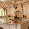 Luxury kitchen cabinets and marble countertops prices